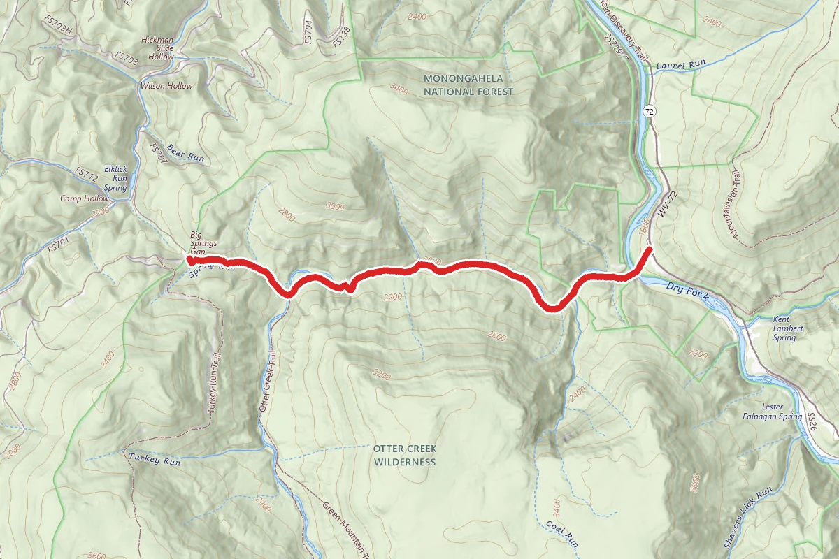 Big Springs Gap Trail
