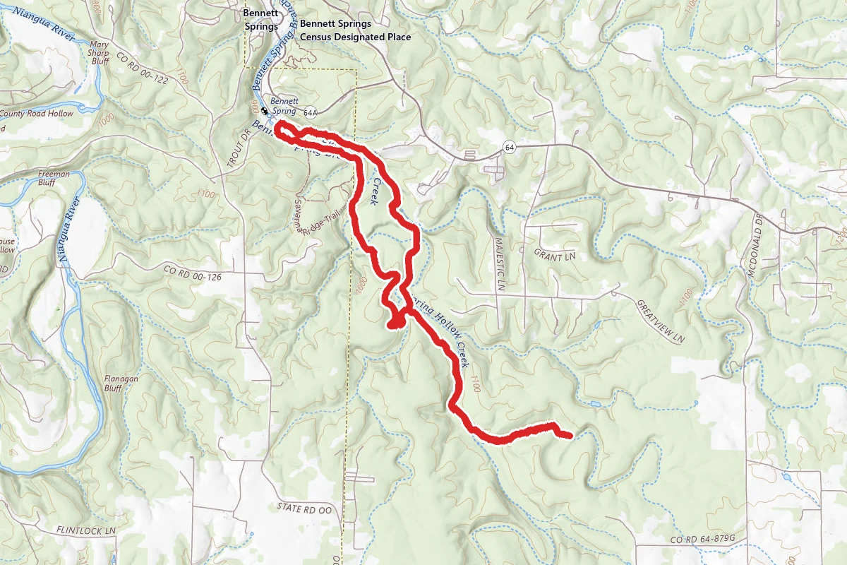 Bennett Spring Natural Tunnel Trail