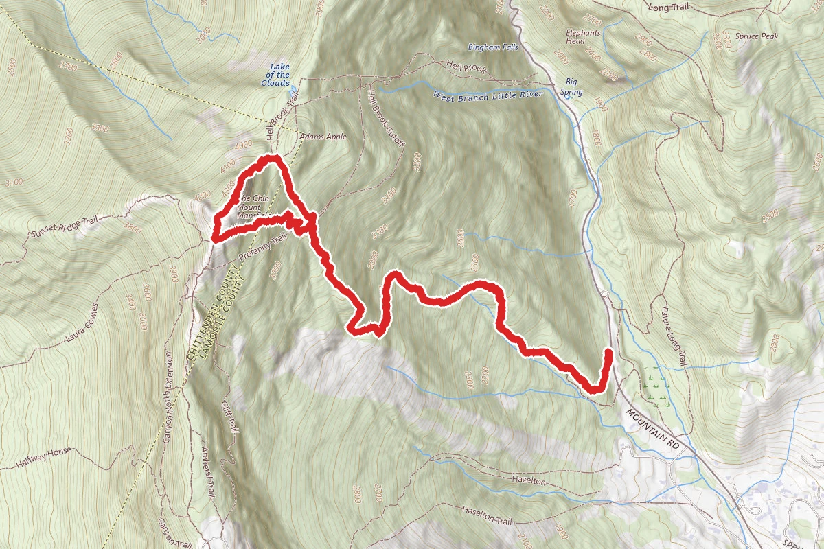 The Chin via Long and Profanity Trail