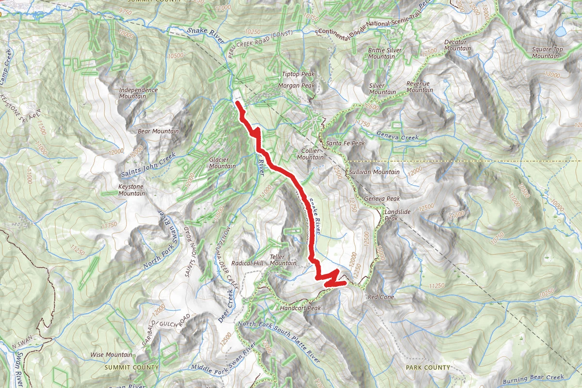 Montezuma to Webster Pass