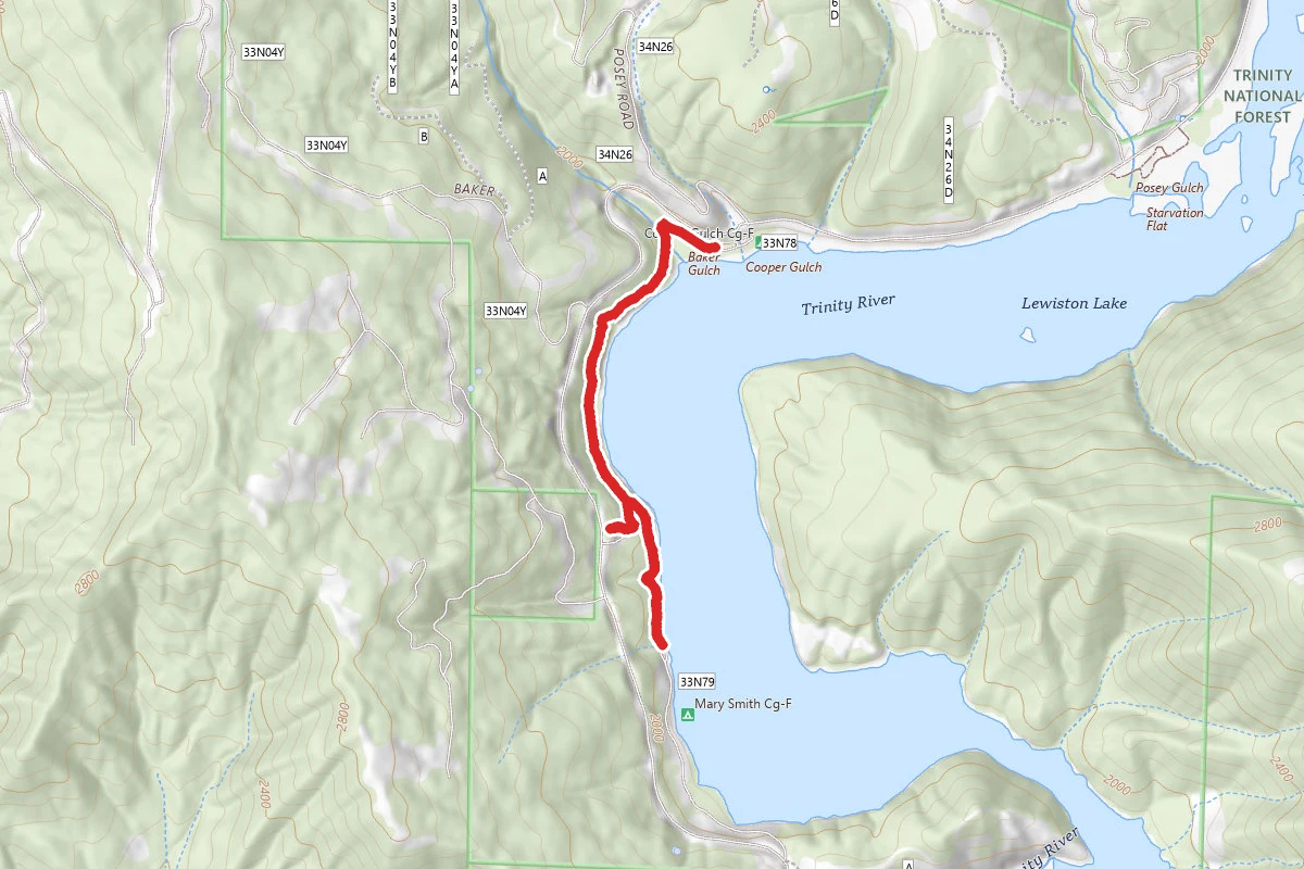 Lewiston Lake Trail