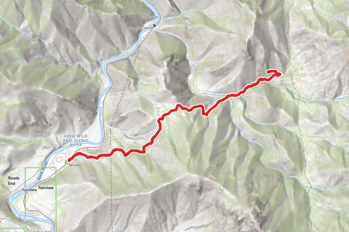 Packsaddle Cave Trail
