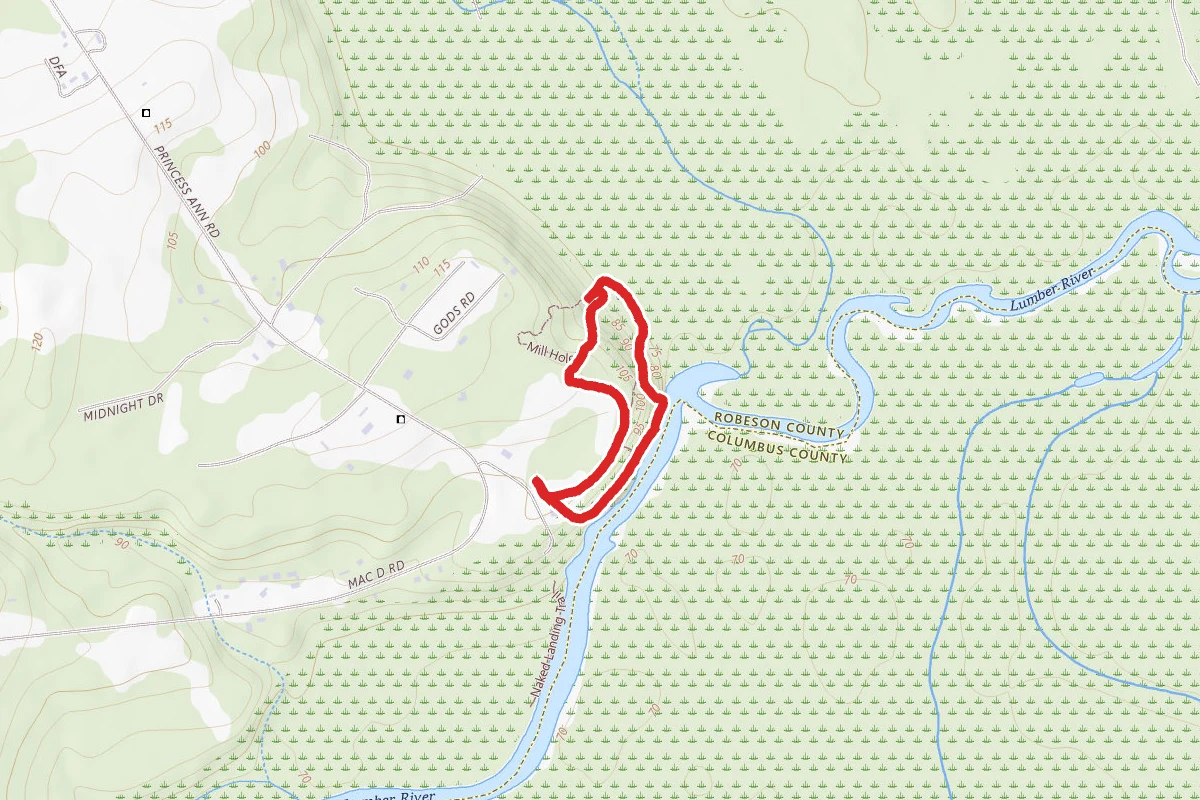 Lumber River State Park Trail