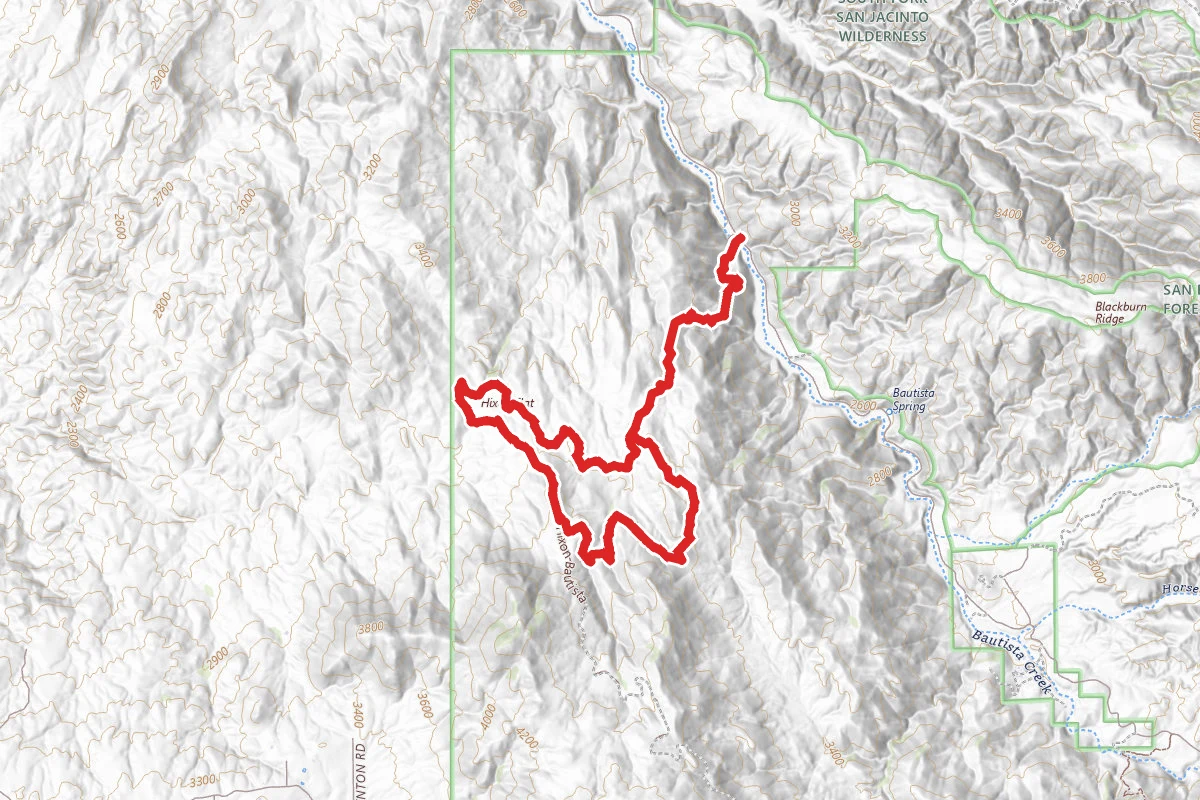 Hixon Flat via Forest Route 2E43