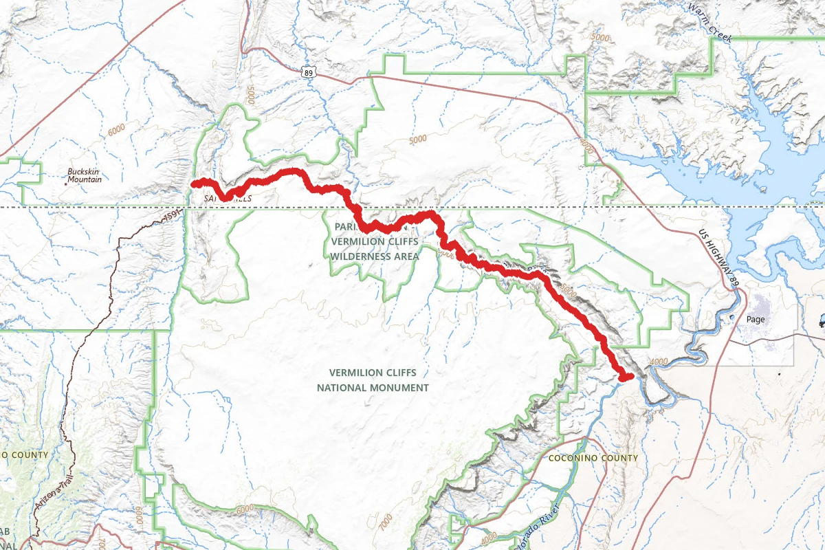 Wire Pass to Lee's Ferry