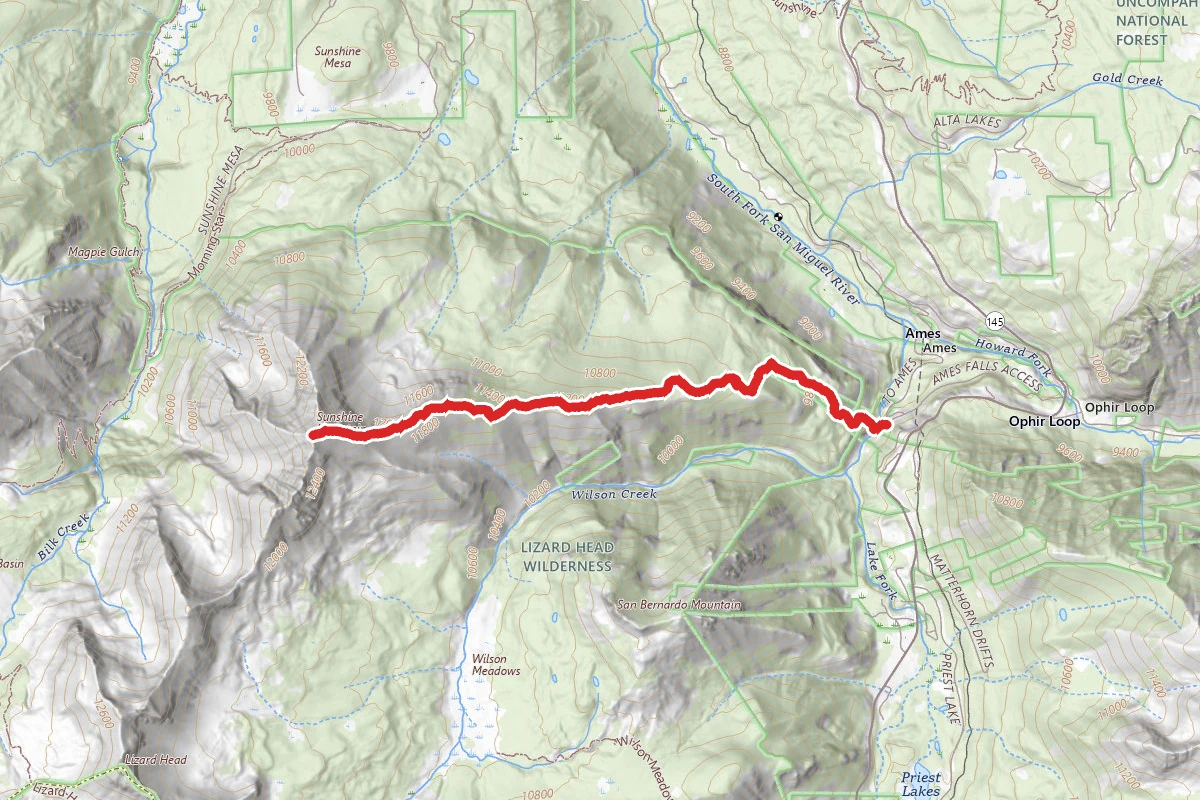 Sunshine Mountain East Ridge