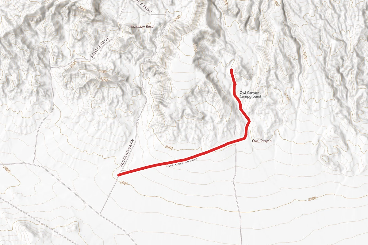 Owl Canyon Road OHV Trail