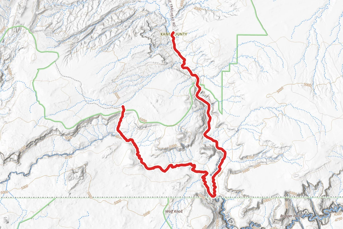 Middle Trail to White House Trailhead