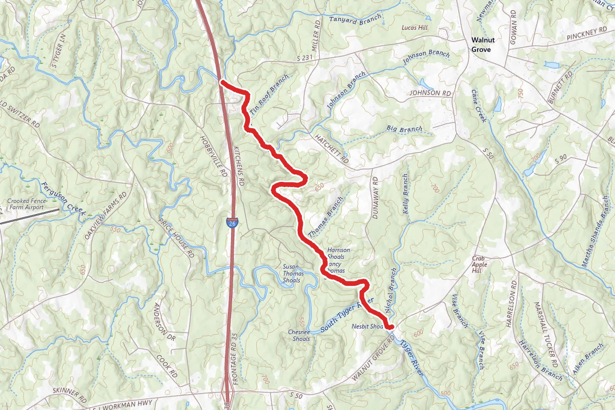 North Tyger River Canoe