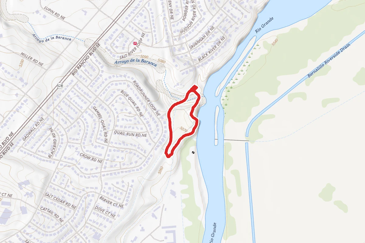 Rio Rancho Bosque to Corrales Bosque Connector Loop