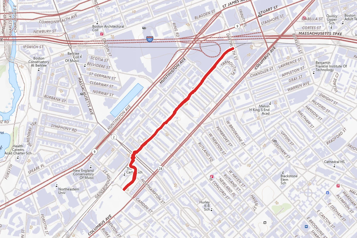 Southwest Corridor Path