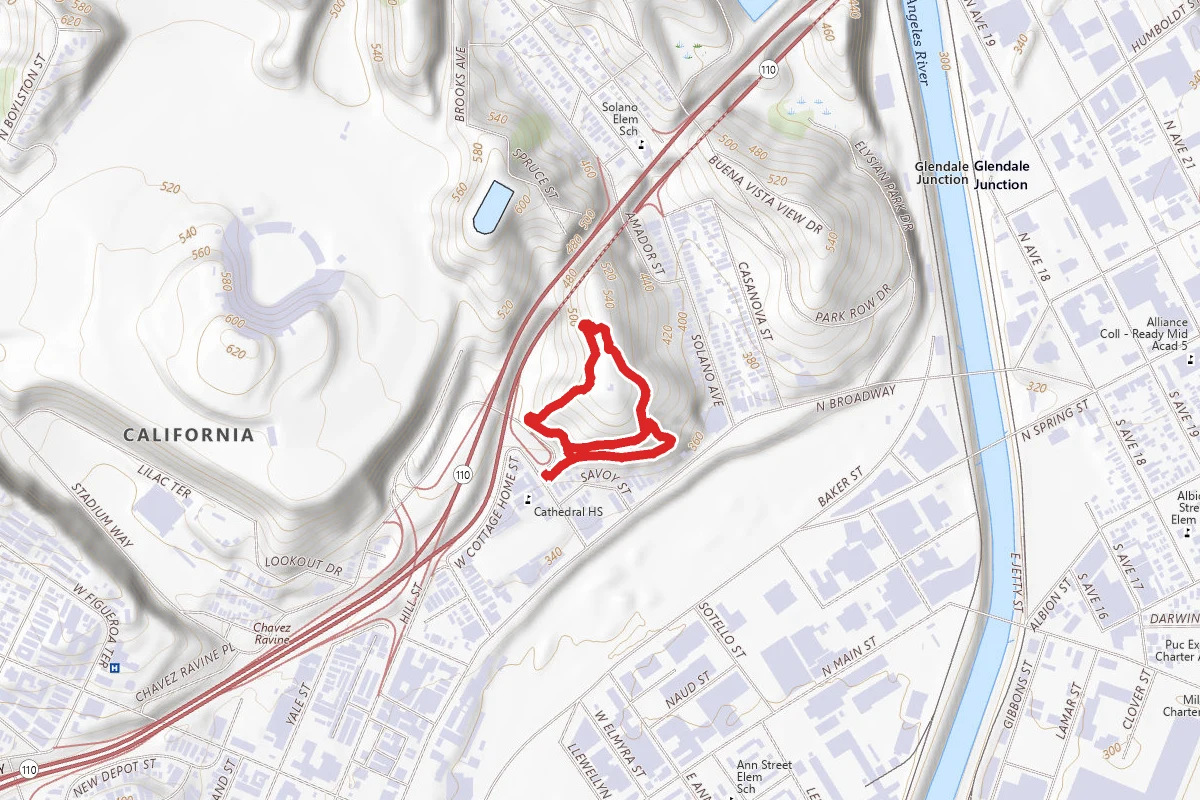 Elysian Park Radio Hill Loop