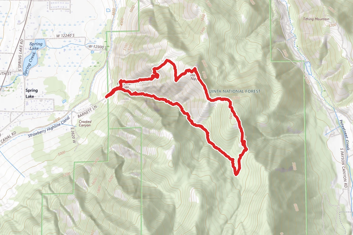 Mollies Nipple and Picayune Canyon