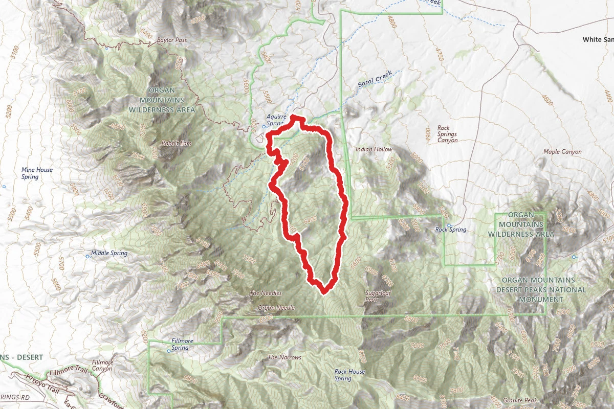 Indian Hollow and Pine Tree Loop