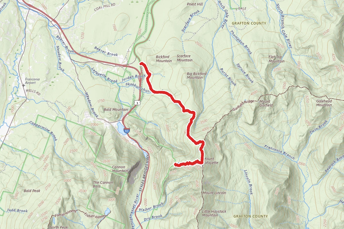 Skookumchuck Trail to Greenleaf Hut