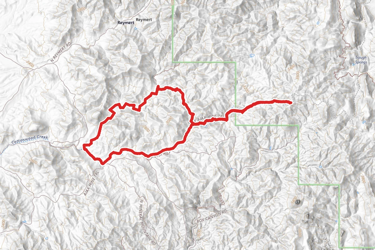 Woodpecker and Ajax Mines OHV Trail