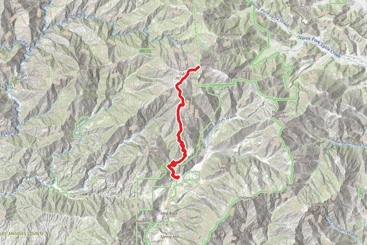 Old Mount Baldy Trail