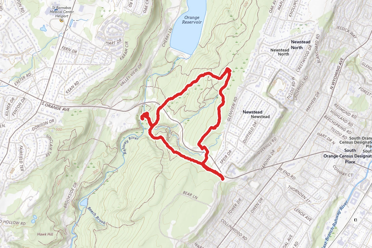 Openwood, Hillspur and Longwood Trail Loop