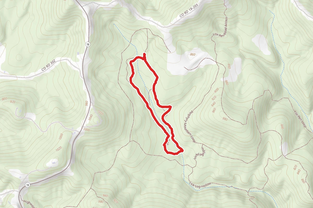 Lick Log Hollow Trail