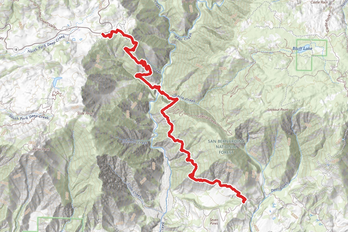 Camp Creek National Recreation Trail