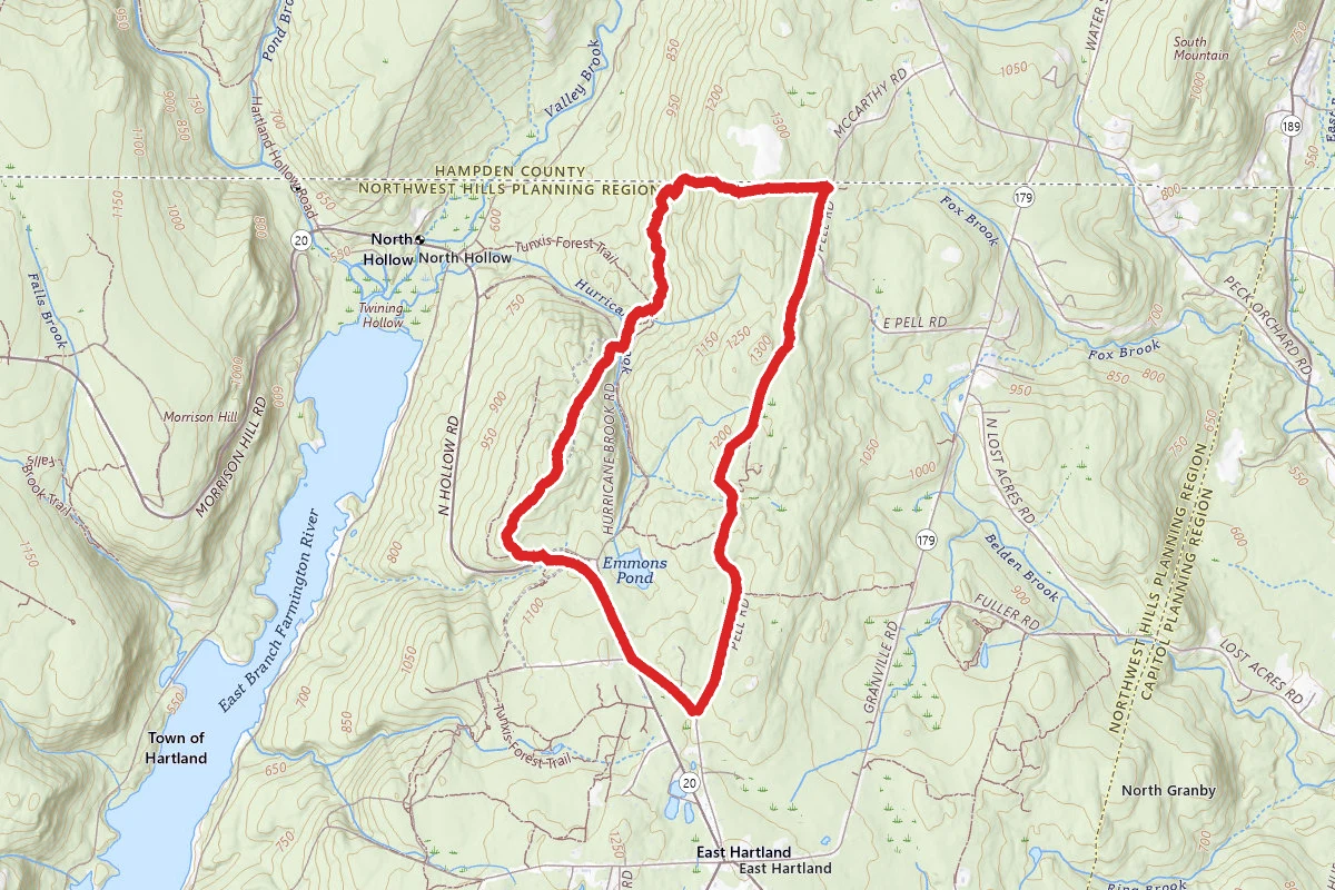 Tunxis Trail and Peel Road Loop