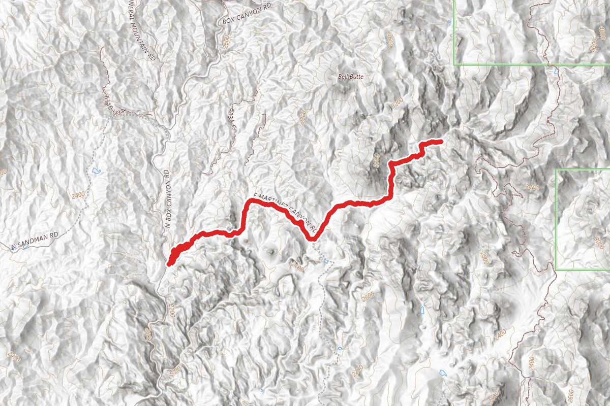 Martinez Canyon Trail