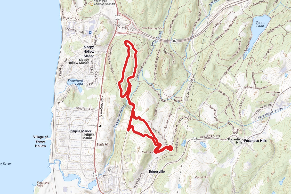 Peggy's Way, Cedar, and Douglas Hills Double Loop