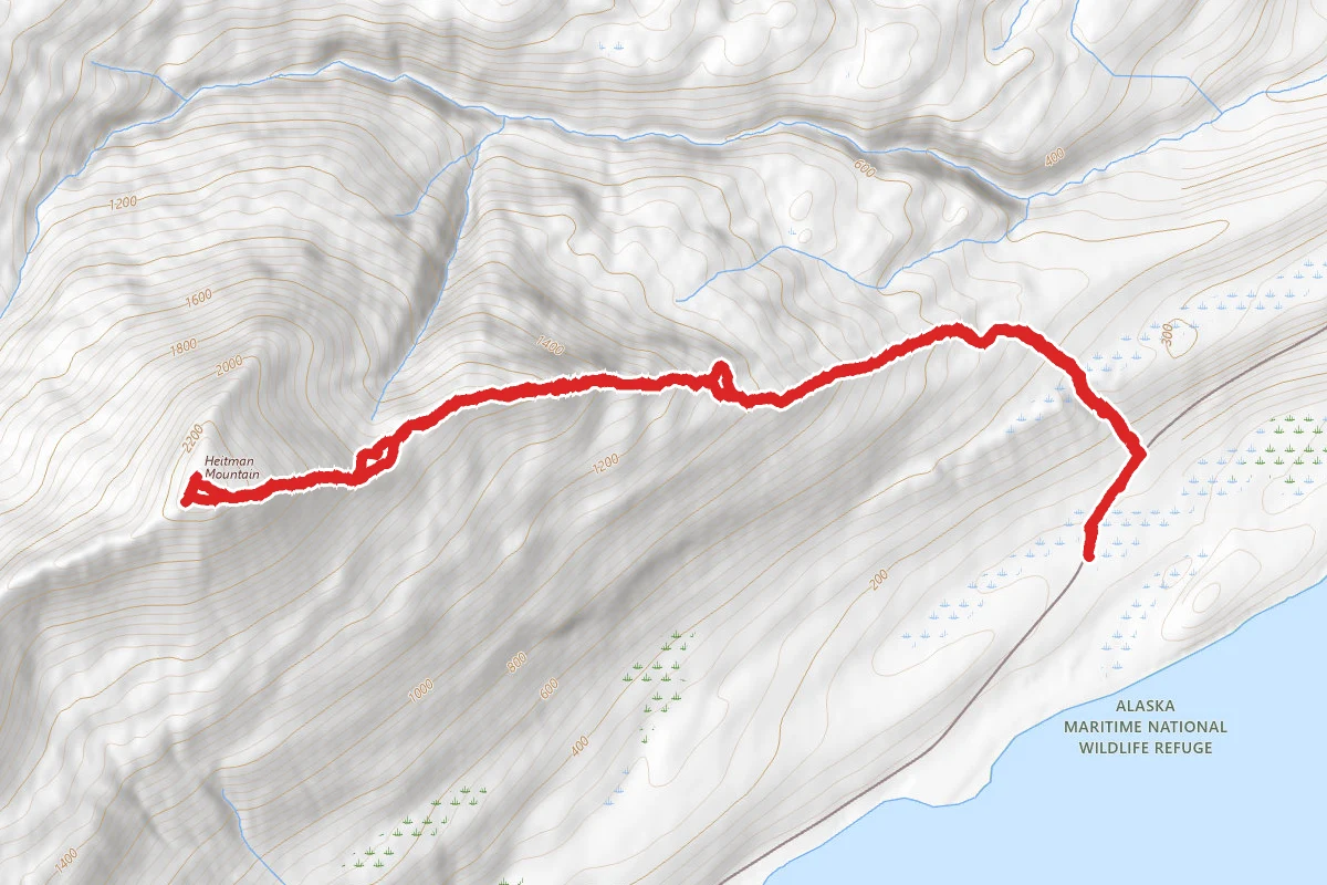 Heitman Mountain Backdoor Trail
