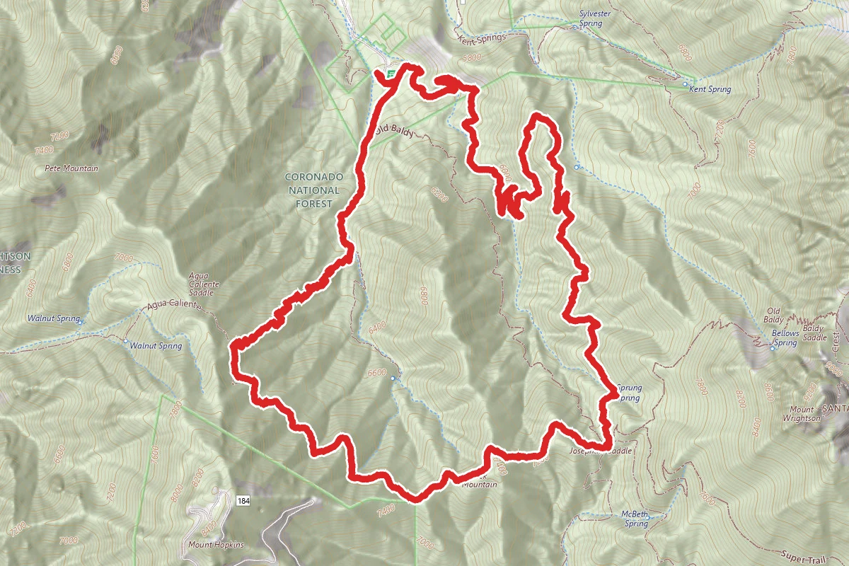 Vault Mine, Agua Caliente, Super Trail Loop