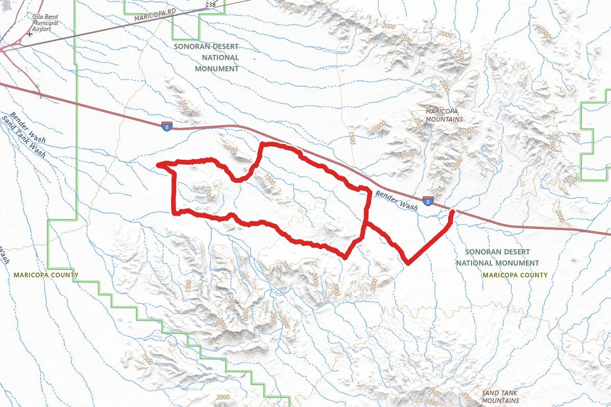 Sonoran Desert National Mounment Big Horn OHV Trail