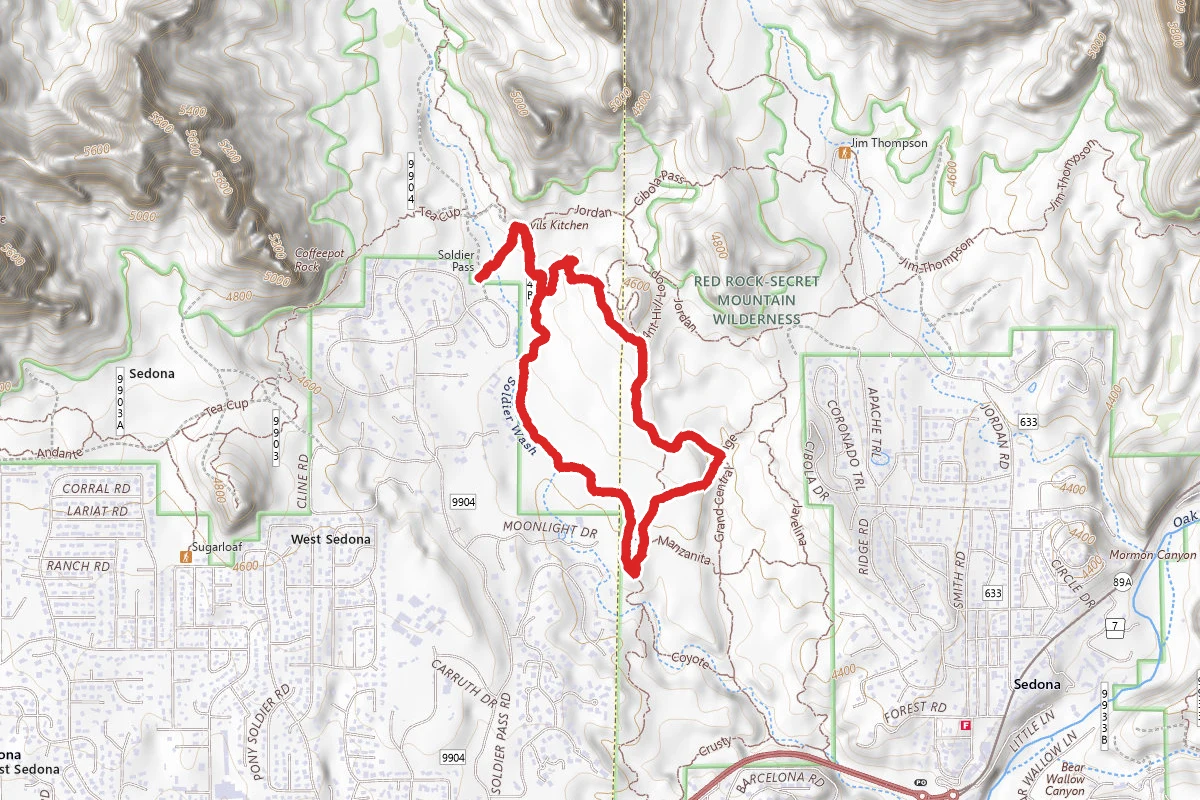 Ant Hill Loop to Adobejack Trail