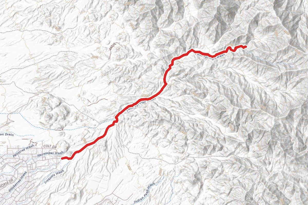 Falls Springs Wash OHV Trail