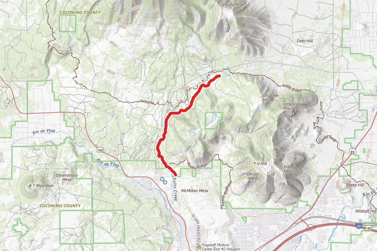 Shultz Creek Downhill