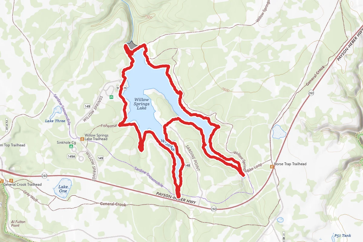 Willow Springs Lake Trail