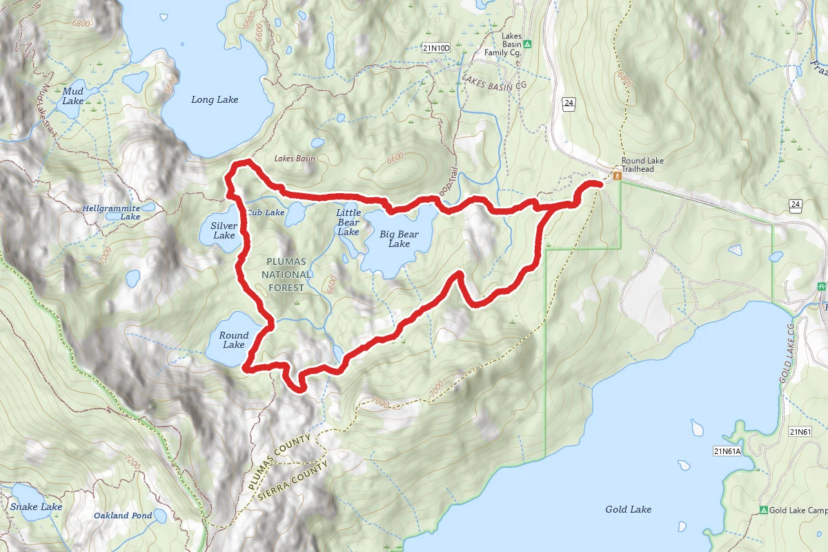 Bear Lakes and Round Lake Loop Trail