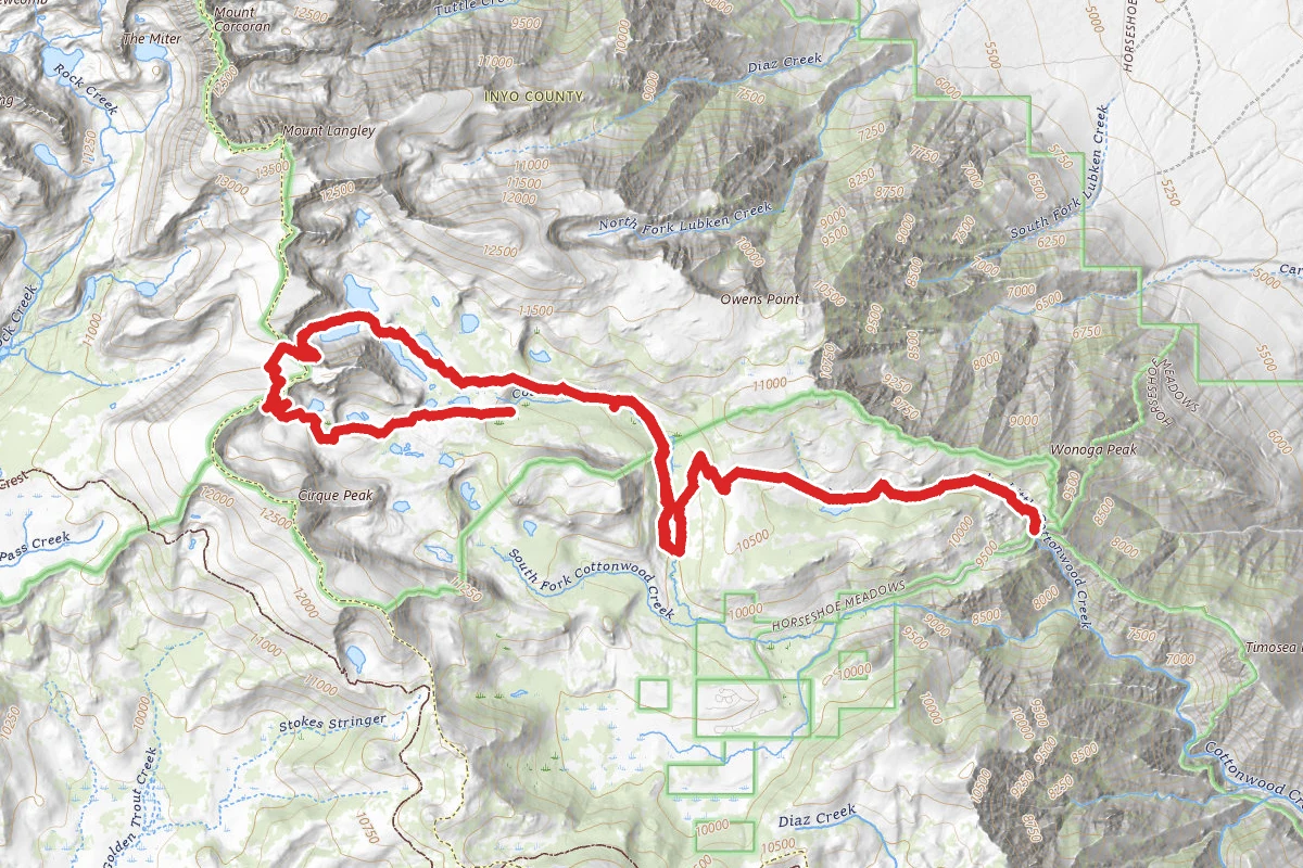 Little Cottonwood Creek To New Army Pass
