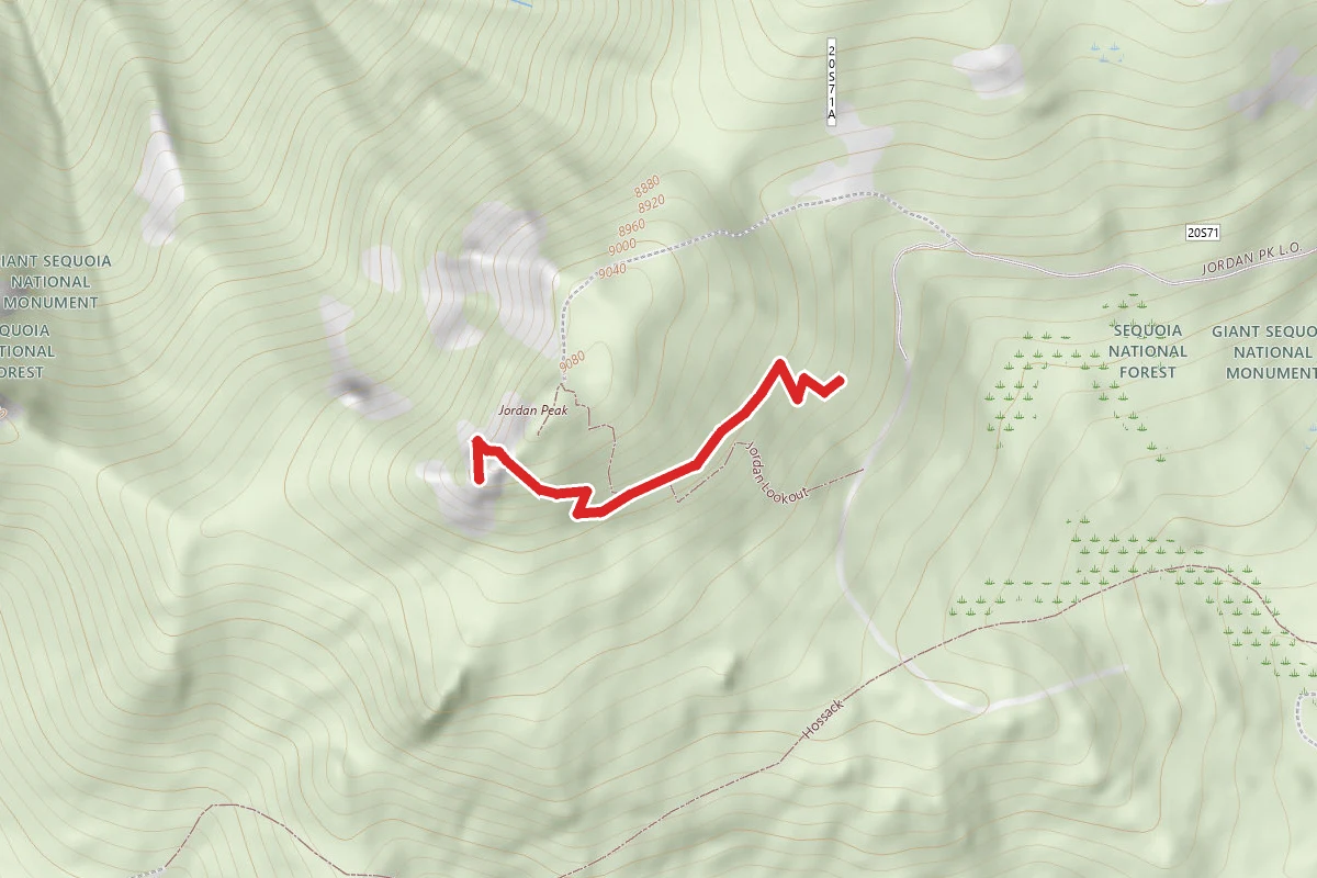 Jordan Peak Lookout Trail