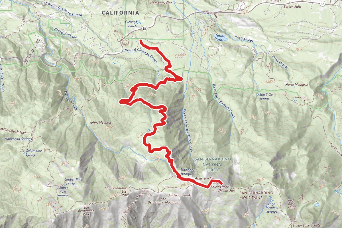 Shields Peak Trail