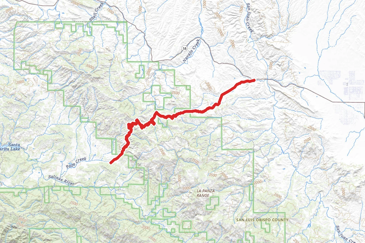 Pozo Road OHV Trail