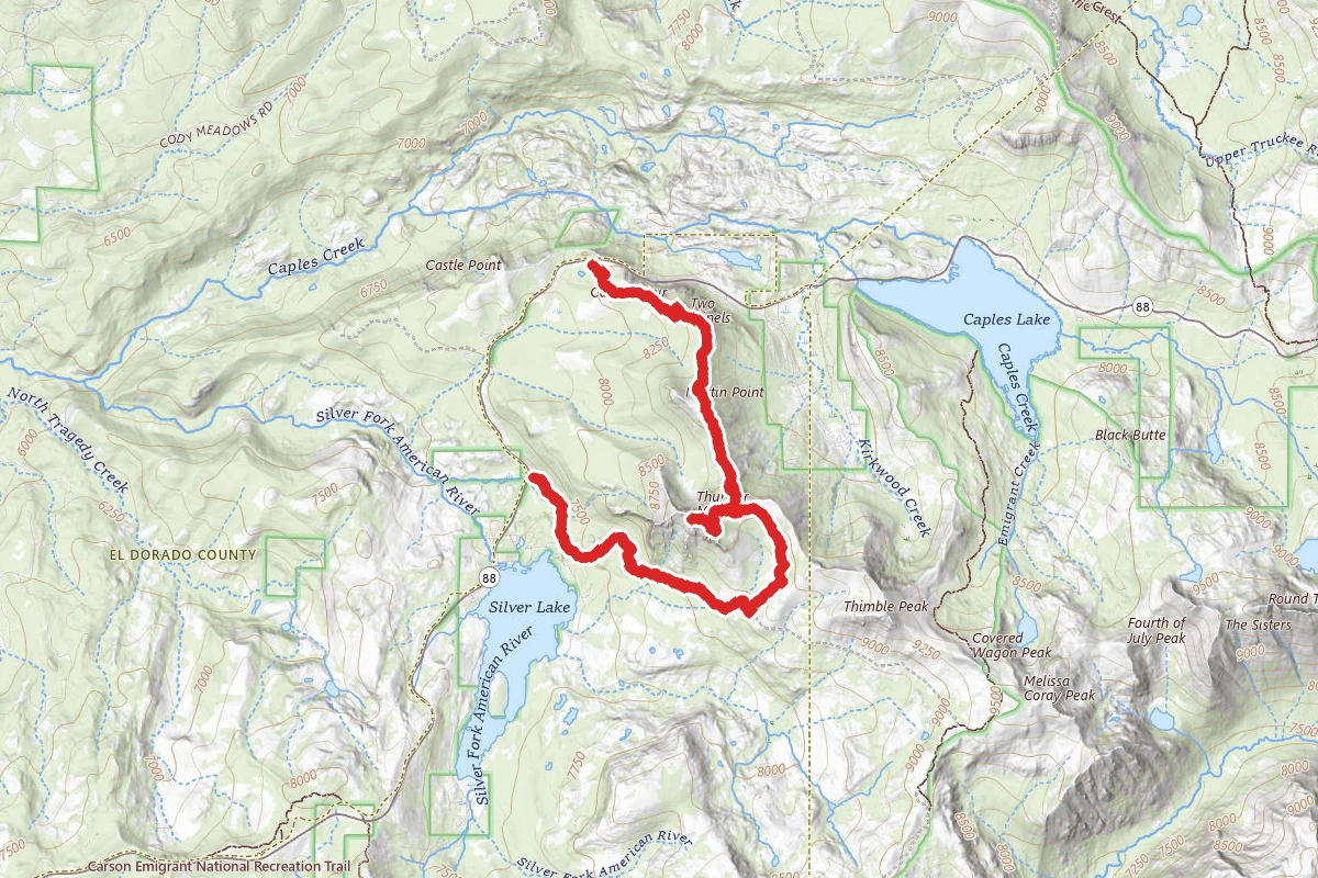 Thunder Mountain Trail to Horseshoe Canyon Trail