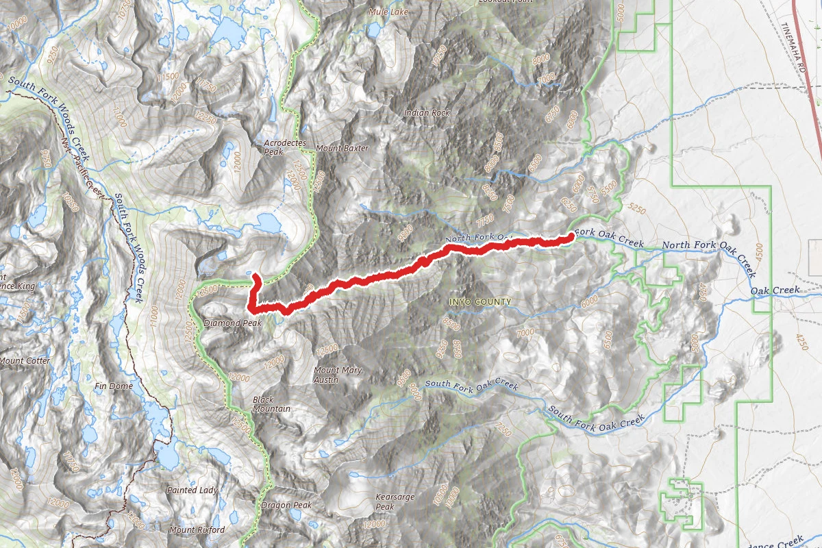 Baxter Pass Trail