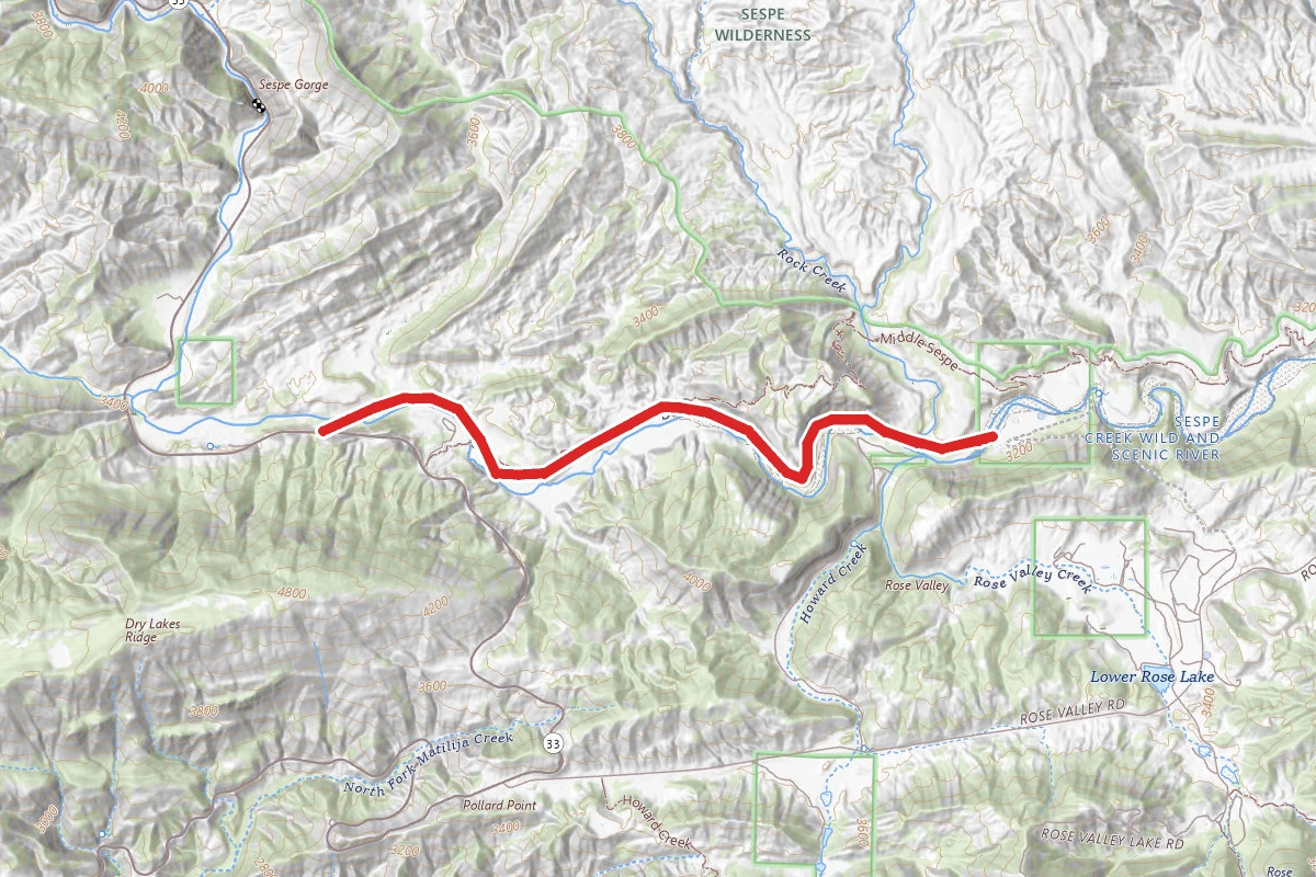 Middle Sespe Trail