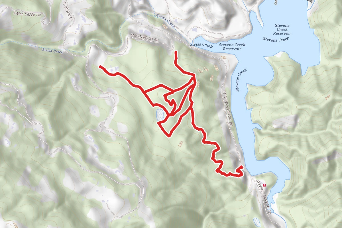 Zinfandel Trail to Orchard Loop, Bear Meadow