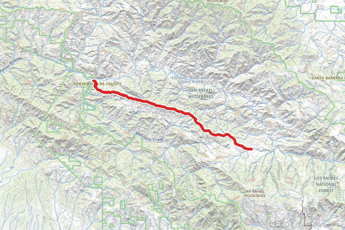 Hurricane Deck Trail