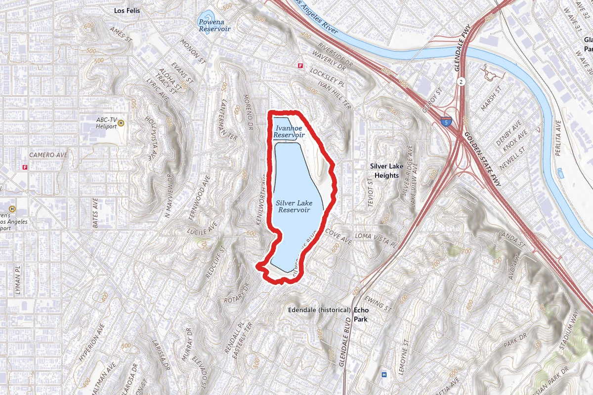 Silver Lake Reservoir Trail