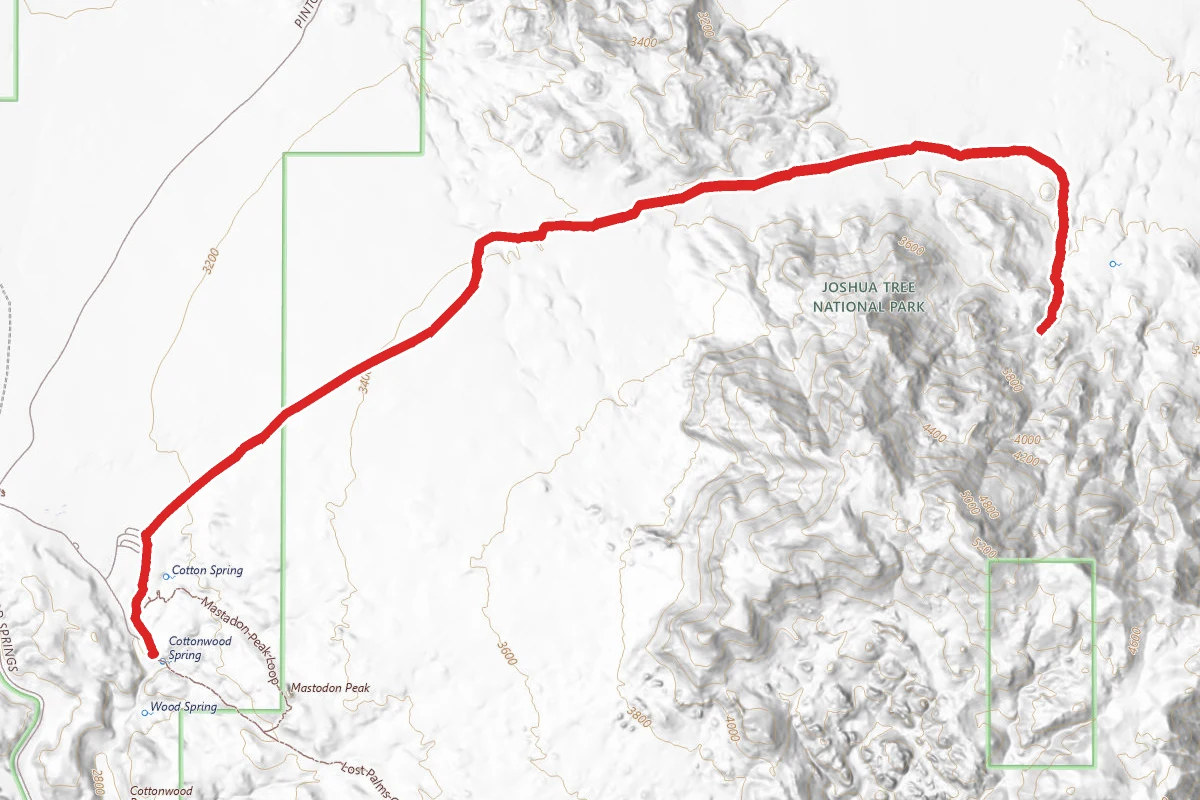 Conejo Well and Eagle Mountains Trail