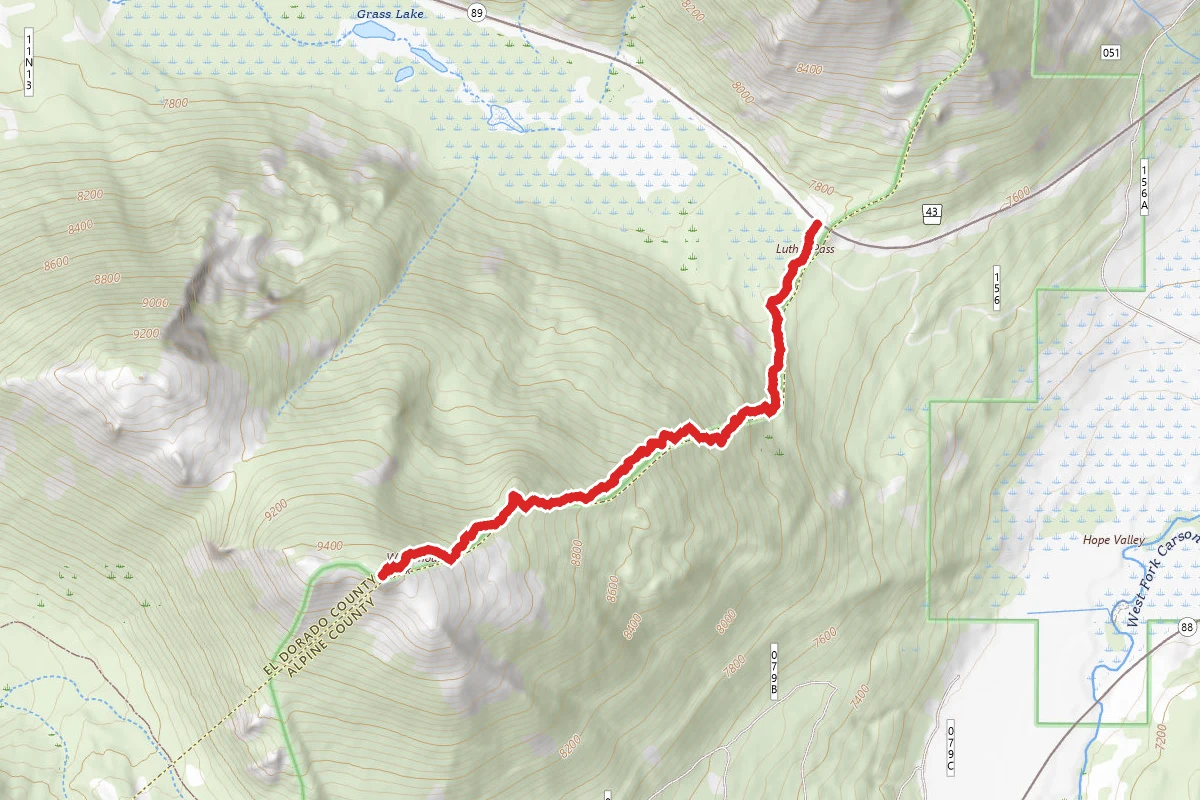 Waterhouse Peak Trail