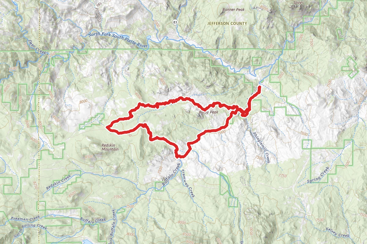 Baldy Trail, Homestead Trail, and Sandy Wash Trail