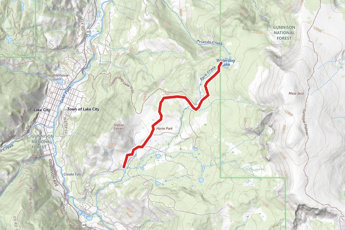 Waterdog Lake Trail