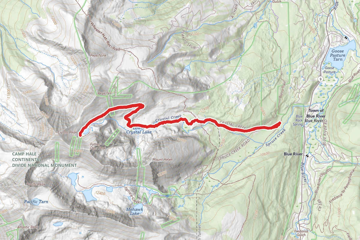 Father Dyer Peak Trail